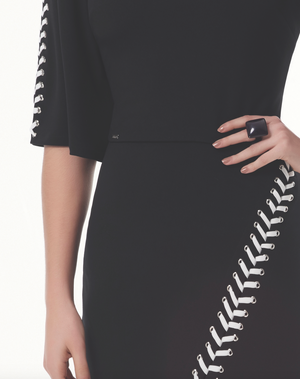 Black & White Two Piece w/ Flare Sleeves | Small |